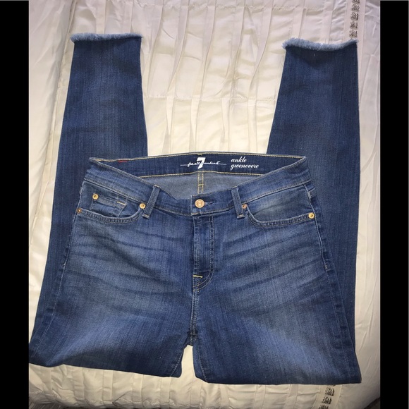 7 For All Mankind Gwenevere skinny ankle jeans - Picture 6 of 7